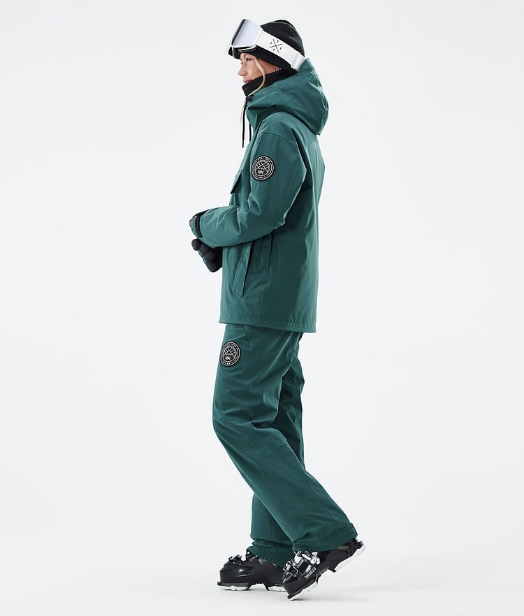 Dope Blizzard W Ski jas Dames Bottle Green, Image 3 of 8