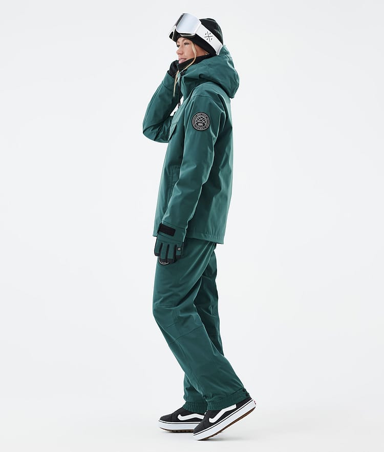 Dope Blizzard W Snowboardjakke Dame Bottle Green, Image 3 of 8