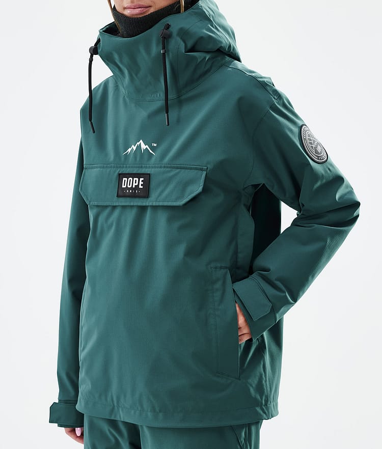 Dope Blizzard W Ski jas Dames Bottle Green, Image 7 of 8