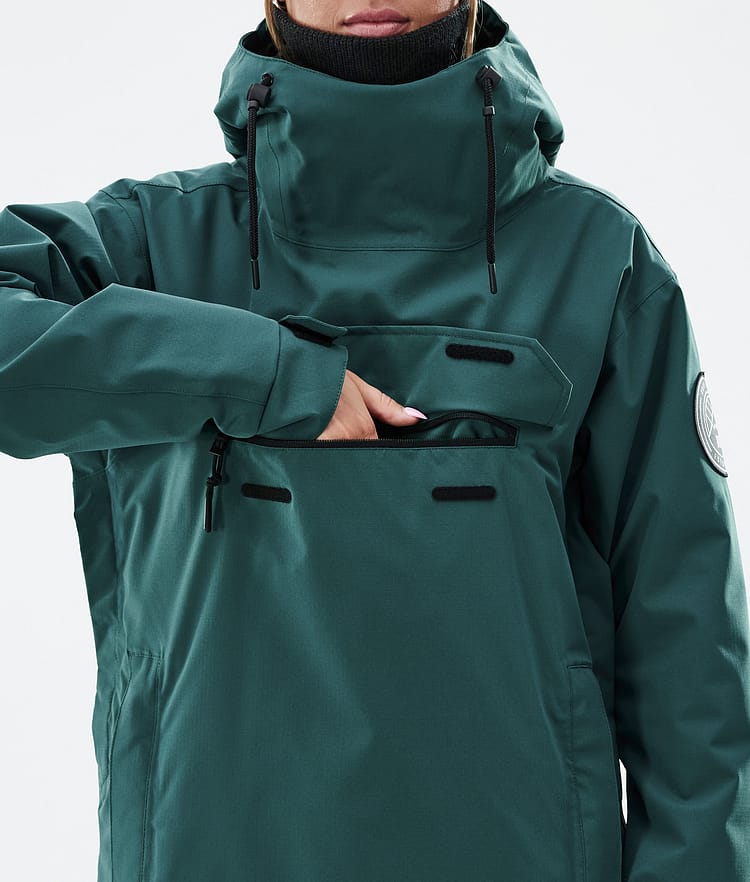 Dope Blizzard W Ski jas Dames Bottle Green, Image 8 of 8