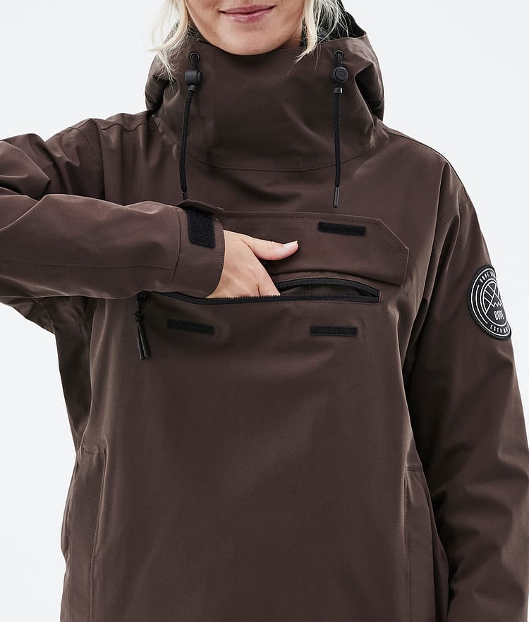 Dope Blizzard W 22 Chaqueta Snowboard Mujer Brown Renewed, Image 9 of 9
