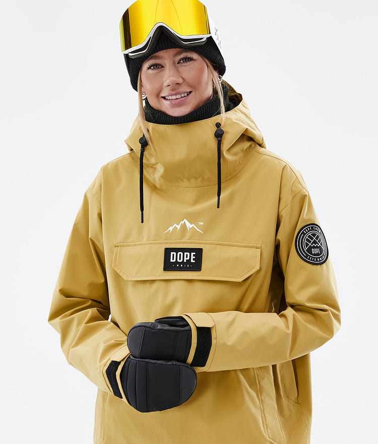 Dope Blizzard W 22 Bunda na Snowboard Dámské Ochre, Image 2 of 9