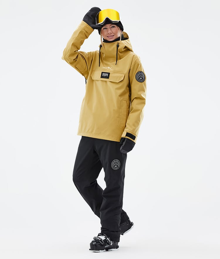 Dope Blizzard W 22 Lyžařská Bunda Dámské Ochre, Image 3 of 9