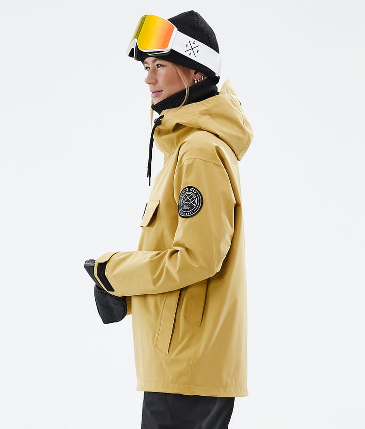 Dope Blizzard W 22 Bunda na Snowboard Dámské Ochre, Image 6 of 9
