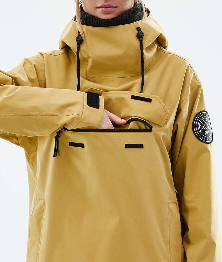 Dope Blizzard W 22 Bunda na Snowboard Dámské Ochre, Image 9 of 9