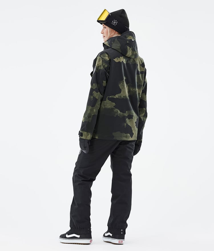 Dope Blizzard W 22 Bunda na Snowboard Dámské Green Camo Renewed, Image 5 of 9