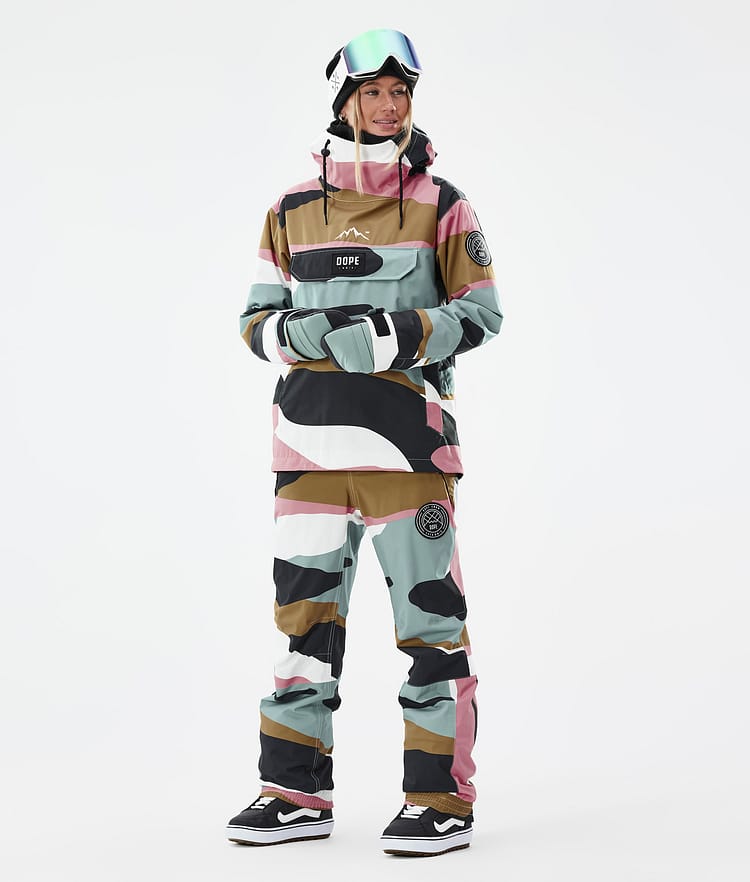 Dope Blizzard W Snowboard Jacket Women Shards Gold Muted Pink, Image 2 of 8