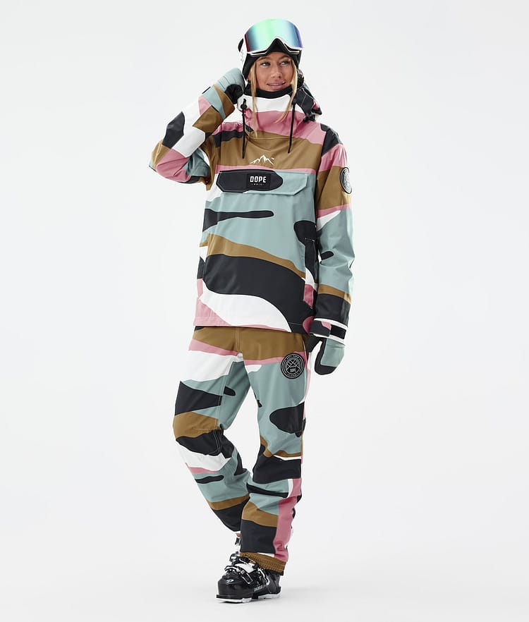 Dope Blizzard W Ski jas Dames Shards Gold Muted Pink, Image 2 of 8
