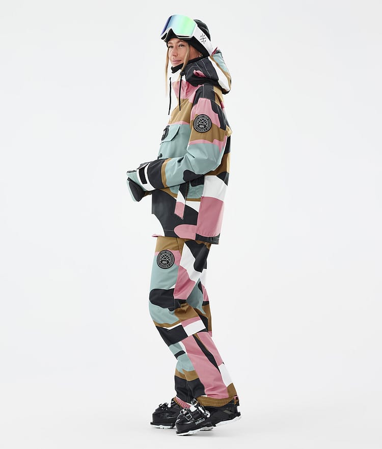 Dope Blizzard W Ski jas Dames Shards Gold Muted Pink, Image 3 of 8