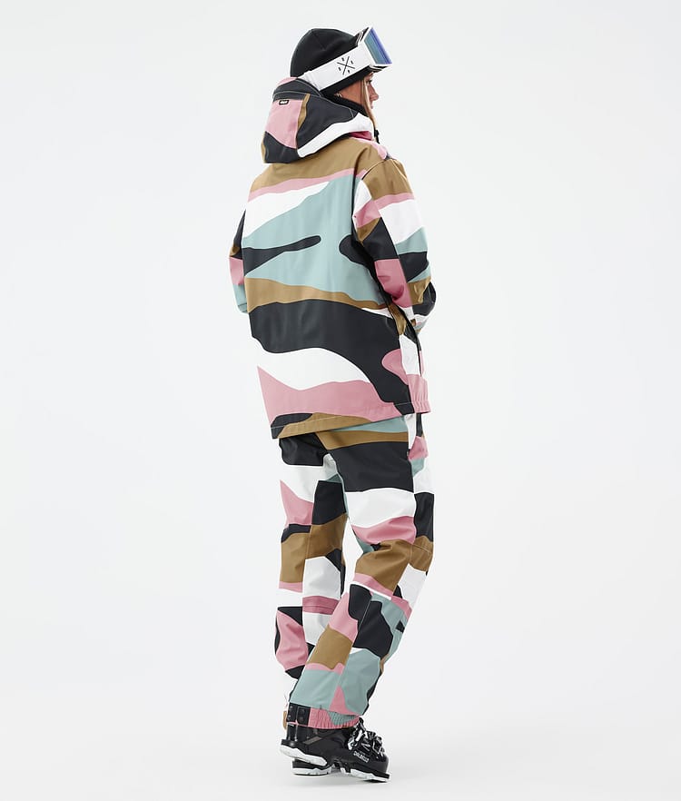 Dope Blizzard W Ski jas Dames Shards Gold Muted Pink, Image 4 of 8