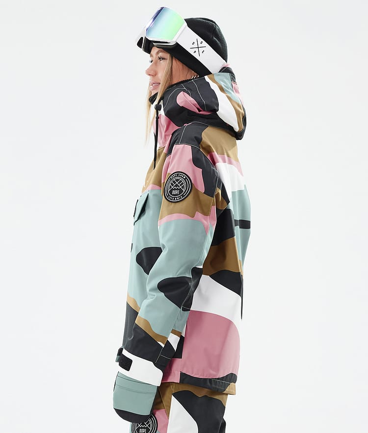 Dope Blizzard W Ski jas Dames Shards Gold Muted Pink, Image 5 of 8