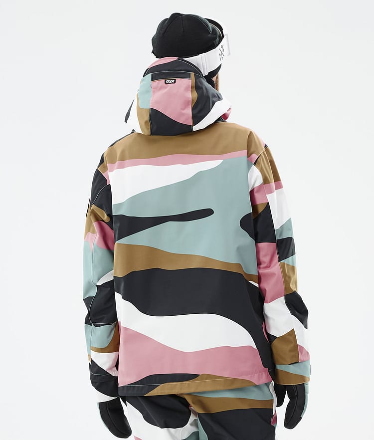 Dope Blizzard W Ski jas Dames Shards Gold Muted Pink, Image 6 of 8
