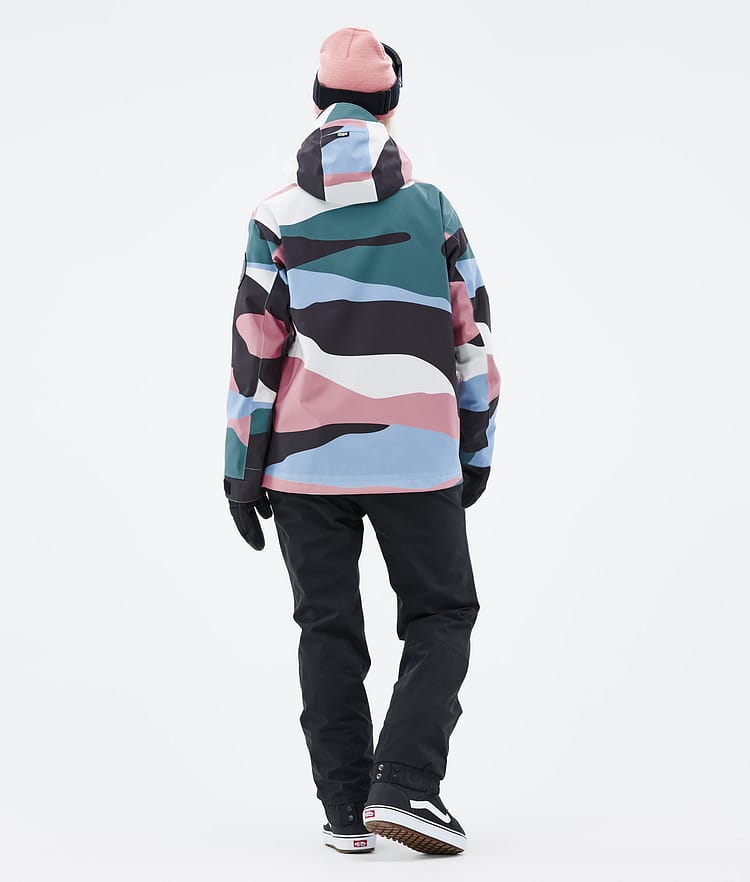 Dope Blizzard W 22 Chaqueta Snowboard Mujer Shards Light Blue Muted Pink Renewed, Image 5 of 9