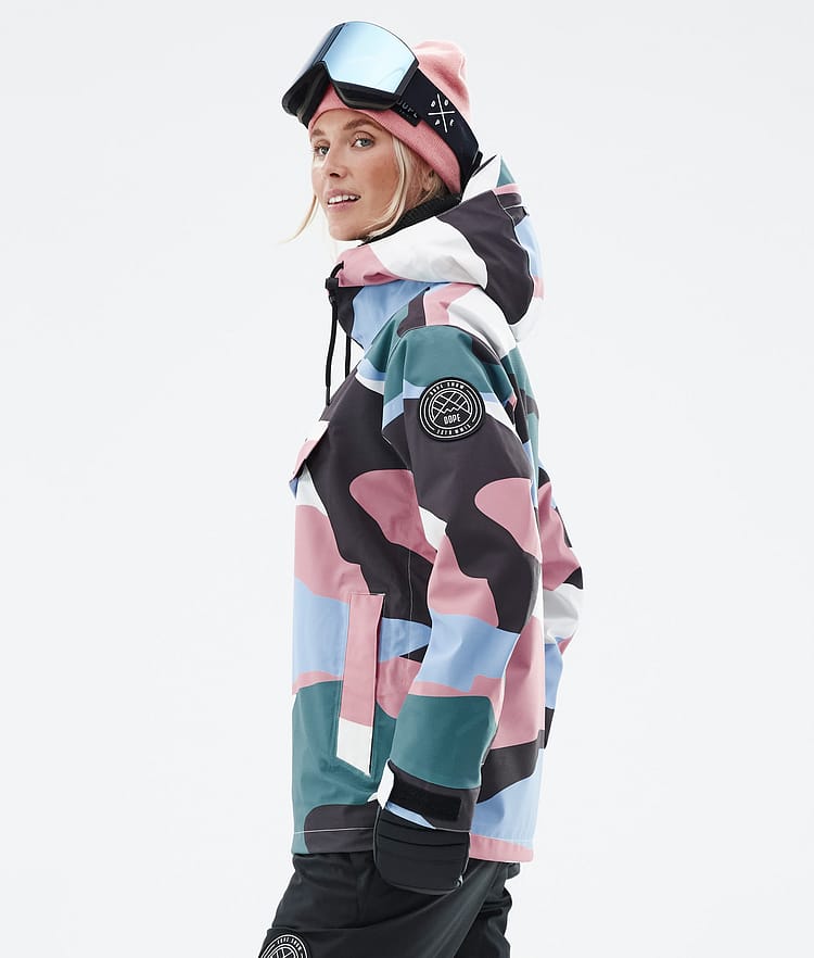 Dope Blizzard W 22 Chaqueta Snowboard Mujer Shards Light Blue Muted Pink Renewed, Image 6 of 9