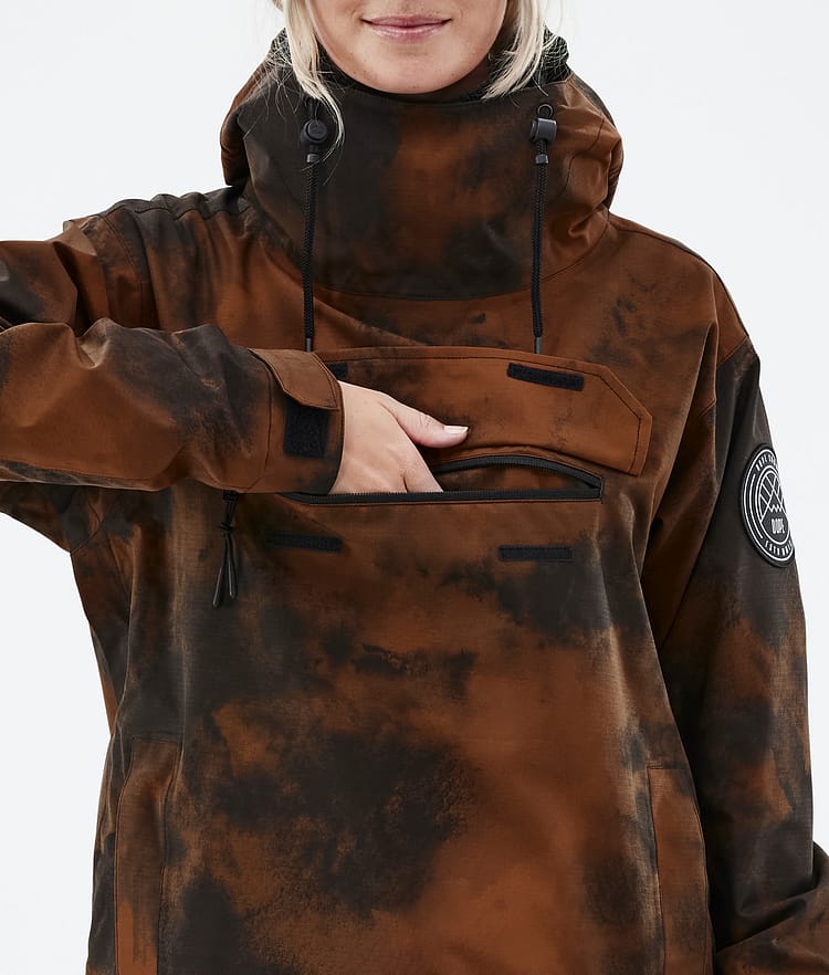 Dope Blizzard W 22 Kurtka Narciarska Kobiety Smudge Orange, Image 9 of 9