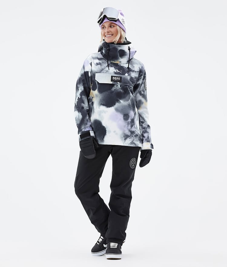 Dope Blizzard W 22 Kurtka Snowboardowa Kobiety Tiedye Black Purple Renewed, Image 3 of 9