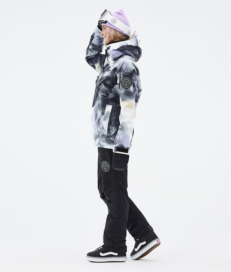 Dope Blizzard W 22 Kurtka Snowboardowa Kobiety Tiedye Black Purple Renewed, Image 4 of 9