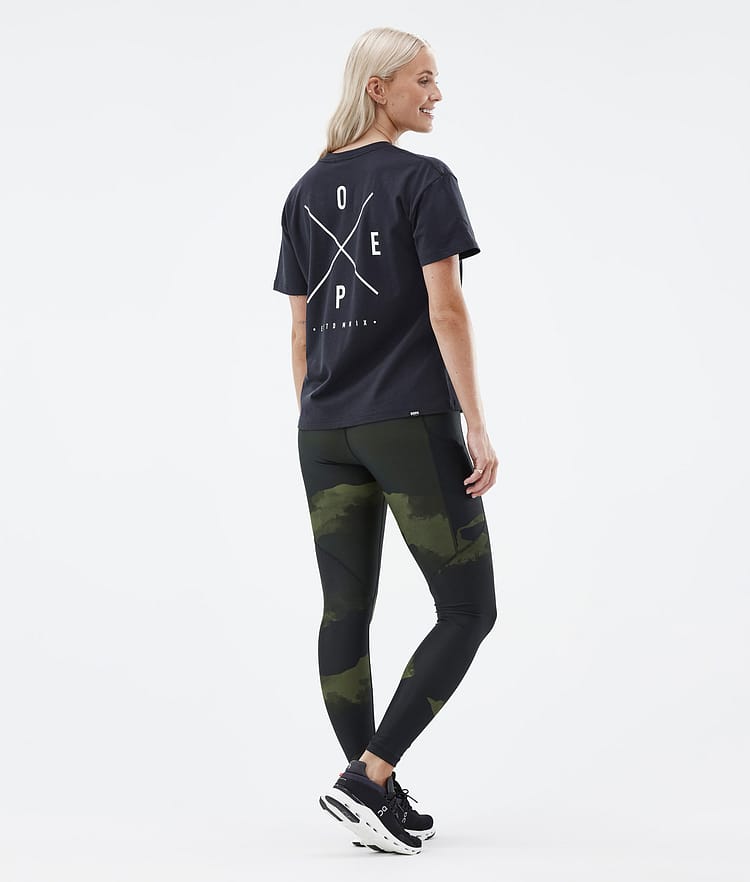 Dope Lofty Tech Leggings Women Green Camo, Image 4 of 8