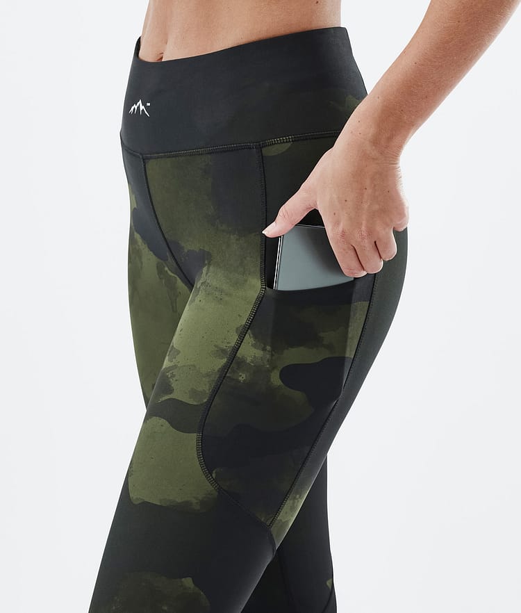 Dope Lofty Tech Leggings Women Green Camo, Image 5 of 8