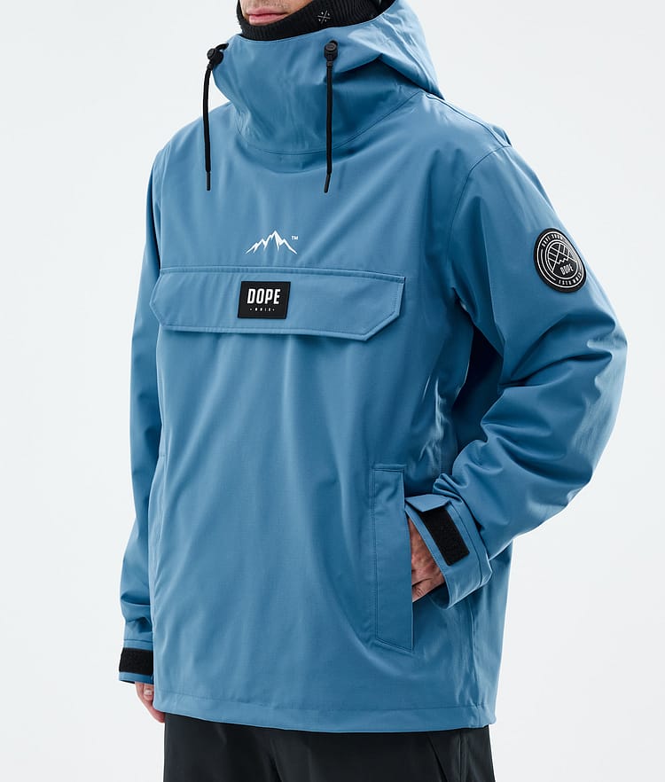 Dope Blizzard Snowboard Jacket Men Blue Steel, Image 7 of 8