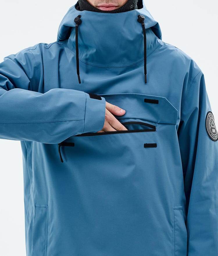 Dope Blizzard Ski Jacket Men Blue Steel, Image 8 of 8