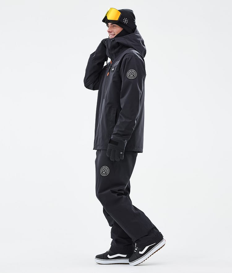 Dope Blizzard Full Zip 24 Snowboard Jacket Men Black Renewed, Image 3 of 9
