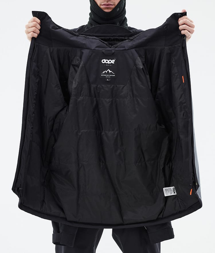 Dope Blizzard Full Zip 24 Snowboard Jacket Men Black Renewed, Image 9 of 9