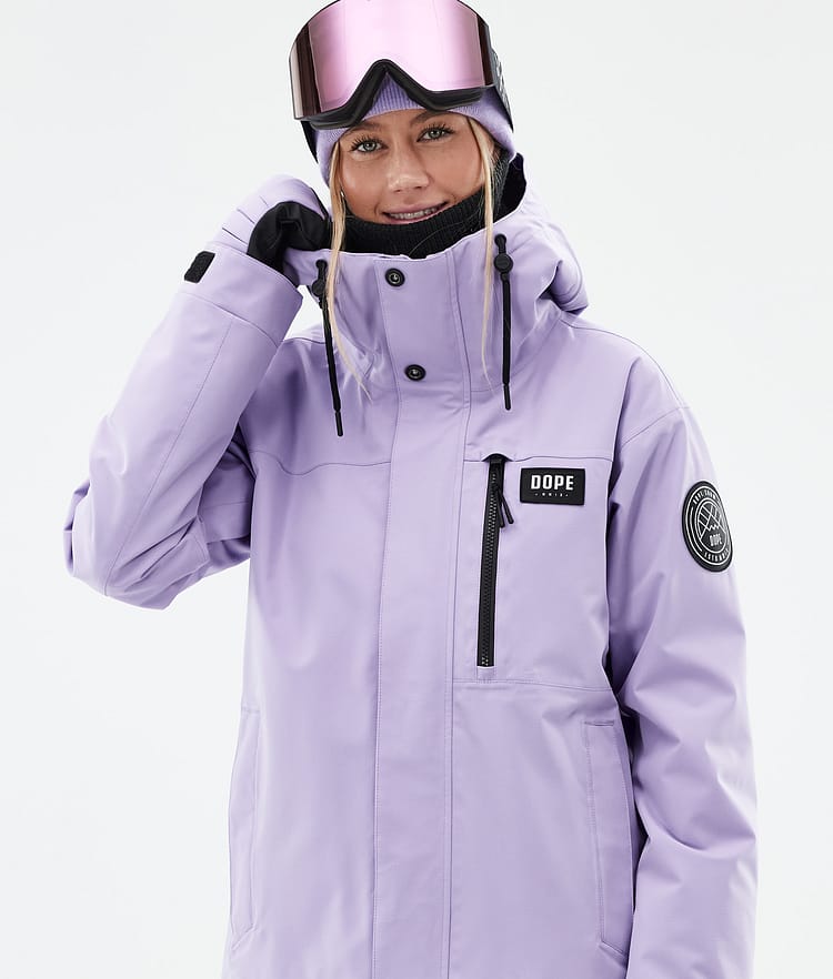 Dope Blizzard W Full Zip 24 Snowboard Jacket Women Faded Violet, Image 2 of 10