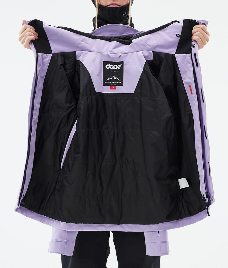 Dope Blizzard W Full Zip 24 Giacca Sci Donna Faded Violet, Image 10 of 10