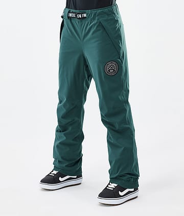 Dope Blizzard W 2024 Snowboard Pants Bottle Green Renewed