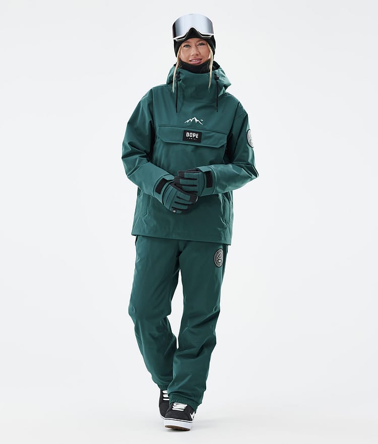 Dope Blizzard W 2024 Snowboard Pants Women Bottle Green Renewed, Image 2 of 5