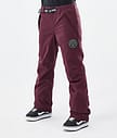 Dope Blizzard W 2024 Snowboard Pants Women Burgundy