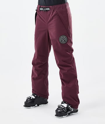 Dope Blizzard W 2024 Ski Pants Burgundy