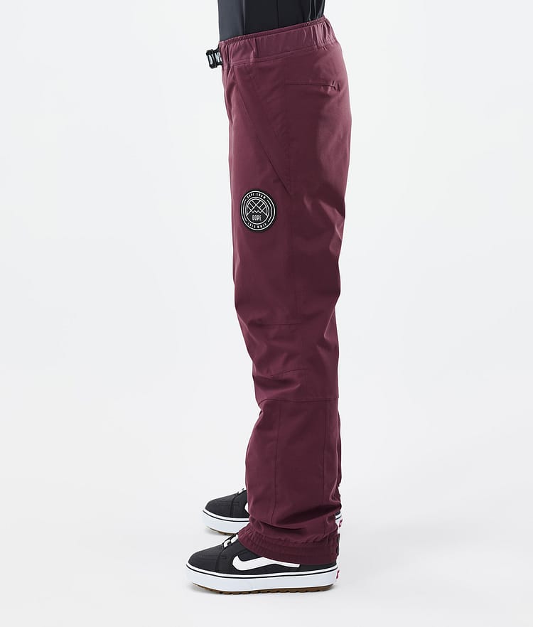 Dope Blizzard W 2024 Snowboard Pants Women Burgundy Renewed, Image 3 of 5