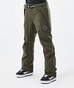Dope Blizzard W 2024 Snowboard Pants Women Olive Green