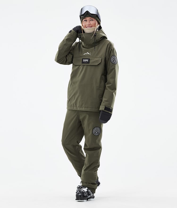 Dope Blizzard W 2024 Skibroek Dames Olive Green, Image 2 of 5