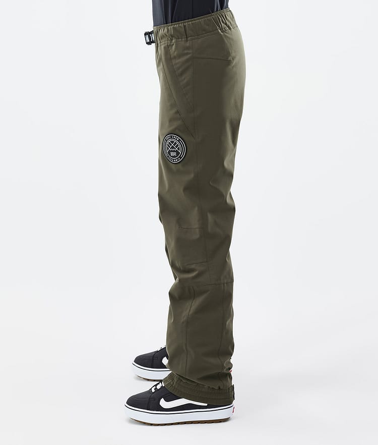 Dope Blizzard W 2024 Snowboard Pants Women Olive Green, Image 3 of 5