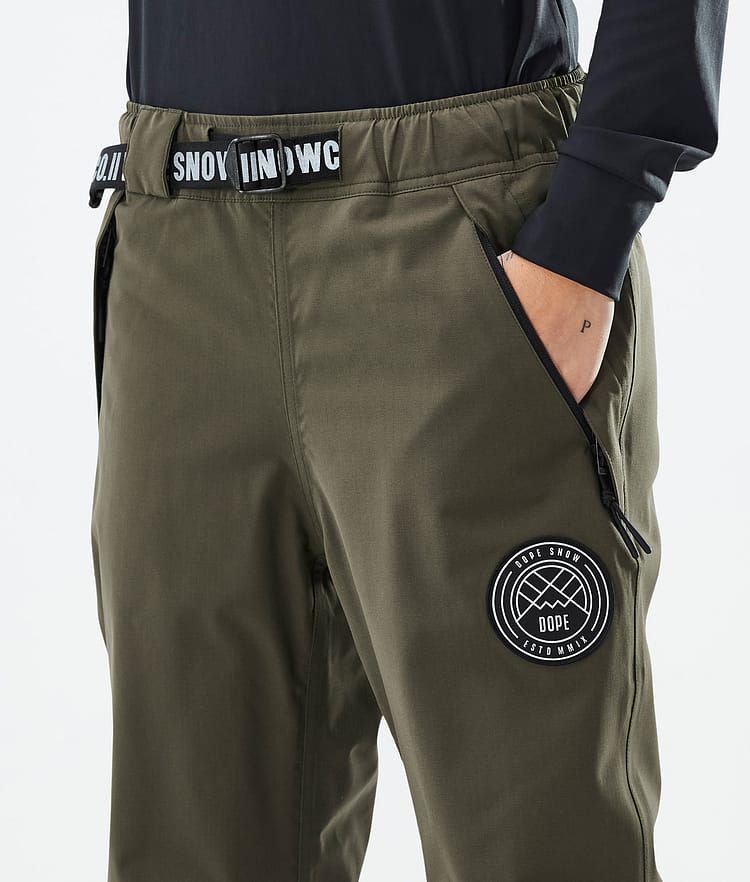 Dope Blizzard W 2024 Snowboard Pants Women Olive Green, Image 5 of 5