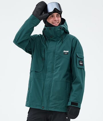 Dope Adept Ski Jacket Bottle Green