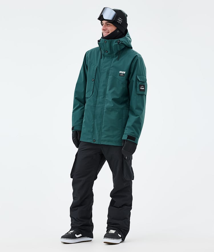 Dope Adept Snowboard Jacket Men Bottle Green, Image 2 of 9