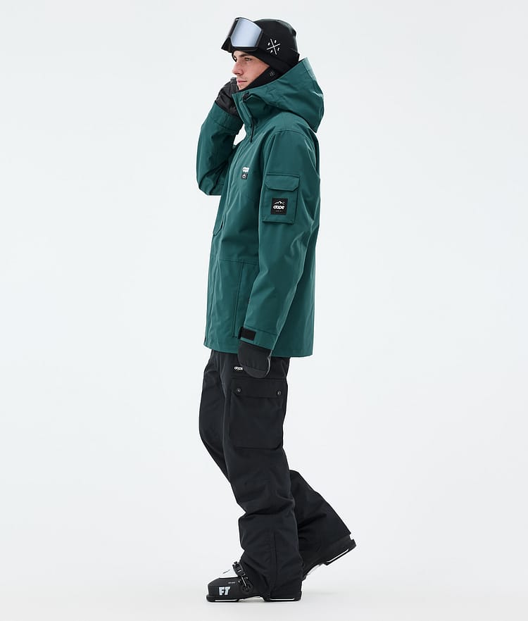 Dope Adept Ski Jacket Men Bottle Green, Image 3 of 9