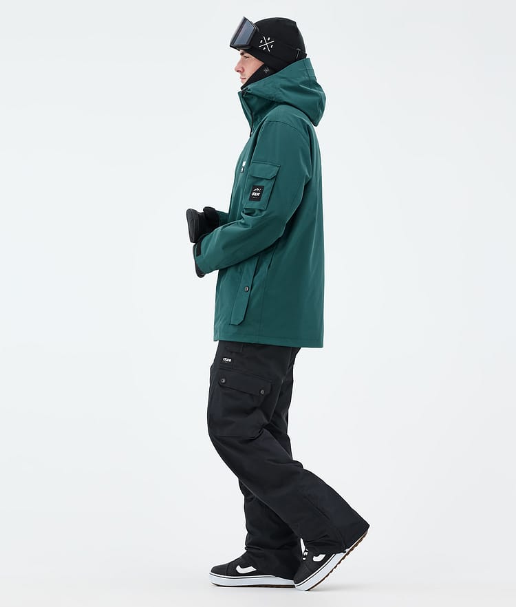 Dope Adept Snowboard Jacket Men Bottle Green, Image 3 of 9