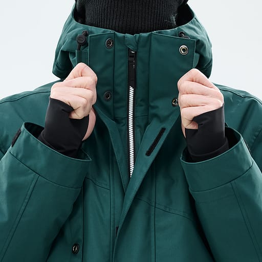 Front Zipper with Double Plackets