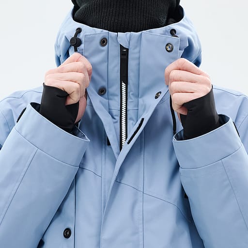 Front Zipper with Double Plackets