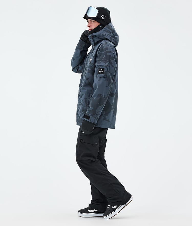 Dope Adept Snowboard Jacket Men Metal Blue Camo, Image 3 of 9