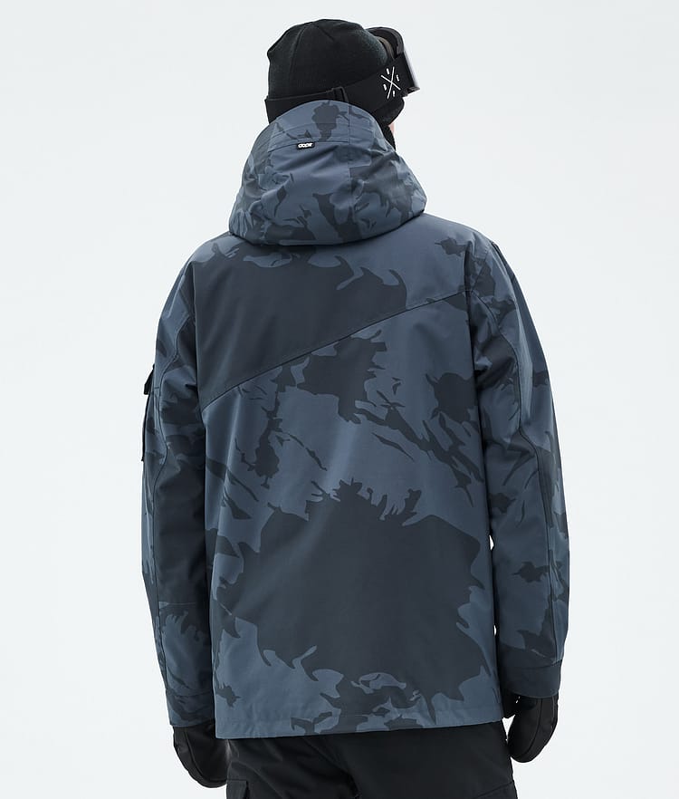 Dope Adept Snowboard Jacket Men Metal Blue Camo, Image 6 of 9