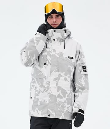 Dope Adept Snowboard Jacket Grey Camo Renewed