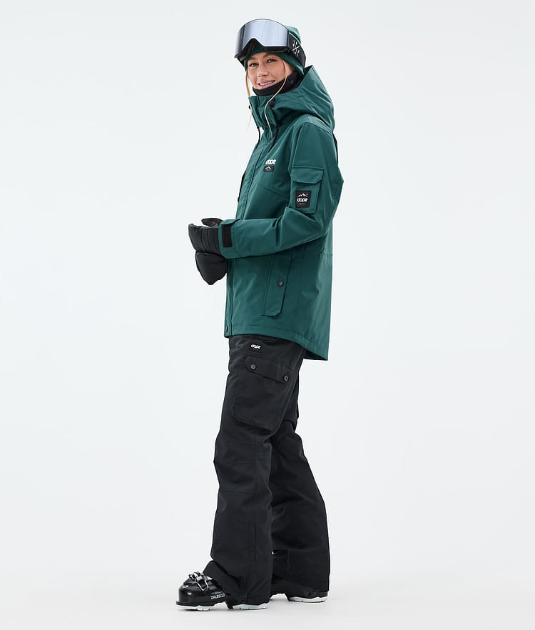 Dope Adept W Ski jas Dames Bottle Green, Image 3 of 9