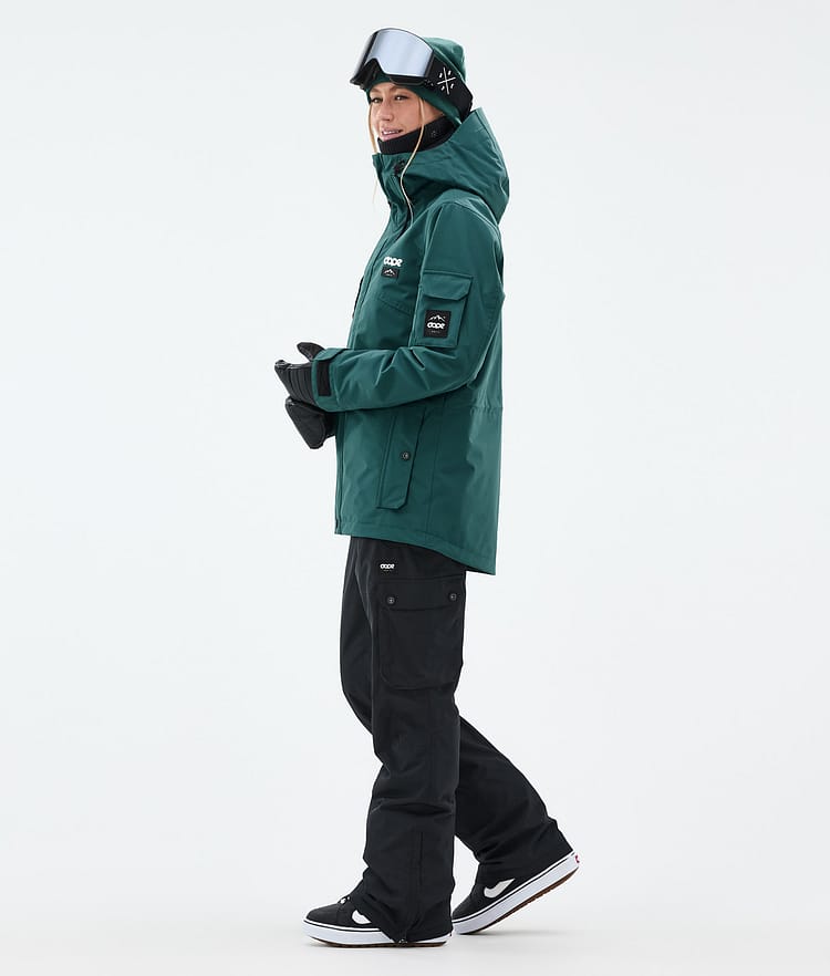 Dope Adept W Snowboard Jacket Women Bottle Green, Image 3 of 9