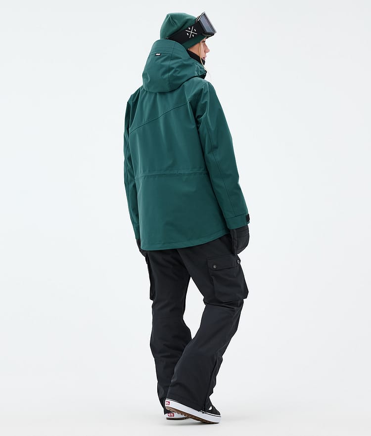 Dope Adept W Snowboard Jacket Women Bottle Green, Image 4 of 9